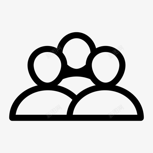 分组堆叠群组堆叠社区图标svg_新图网 https://ixintu.com 分组堆叠 团队 用户 社交 社区 群组堆叠
