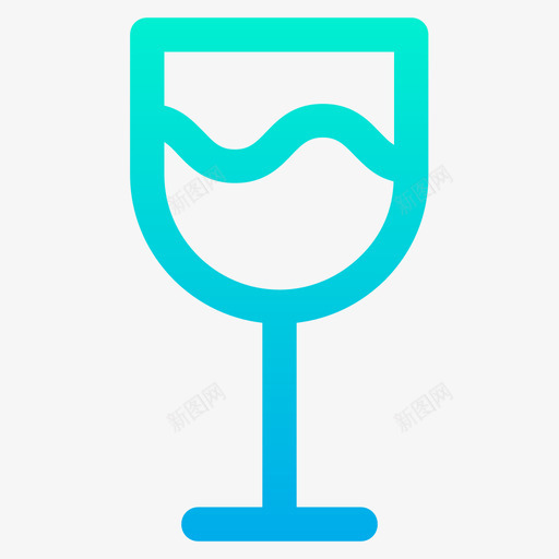 葡萄酒生日56梯度图标svg_新图网 https://ixintu.com 梯度 生日56 葡萄酒