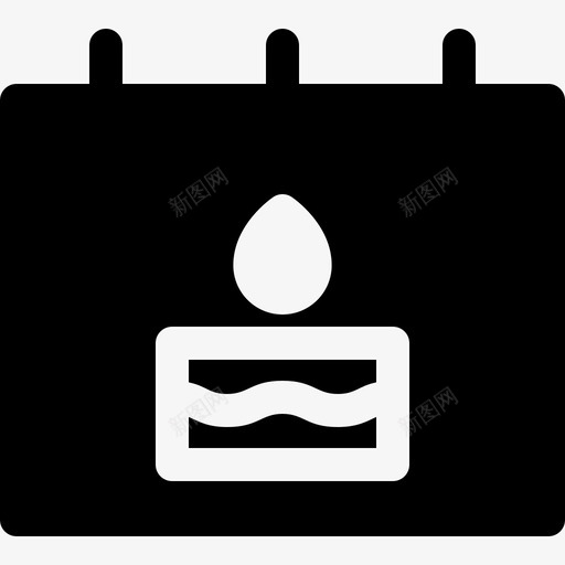 生日日历和日期3已填充图标svg_新图网 https://ixintu.com 已填充 日历和日期3 生日