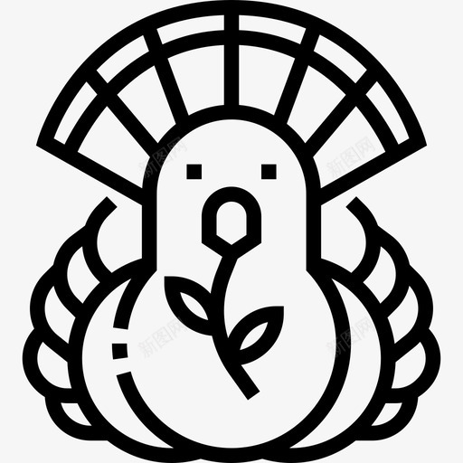 土耳其世界和平2直线型图标svg_新图网 https://ixintu.com 世界和平2 世界大同 土耳其 直线型