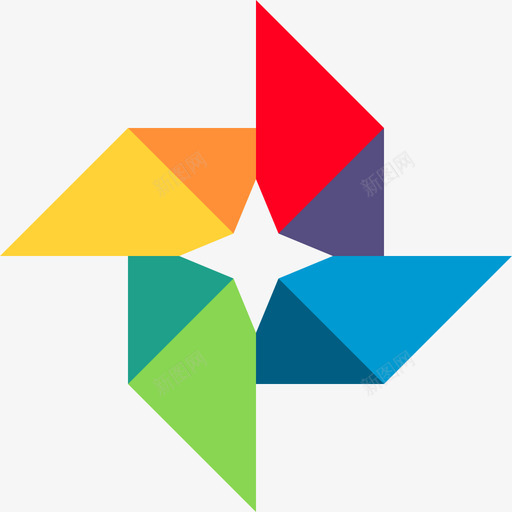 照片云存储徽标扁平图标svg_新图网 https://ixintu.com 云存储徽标 扁平 照片