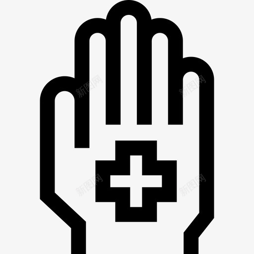 手卫生常规4线性图标svg_新图网 https://ixintu.com 卫生常规4 手 线性
