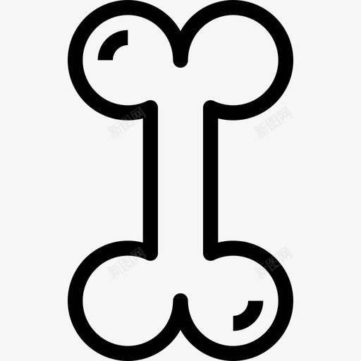 骨医疗保健7线性图标svg_新图网 https://ixintu.com 医疗保健7 线性 骨