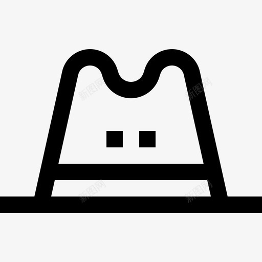 帽子衣服和衣物直系图标svg_新图网 https://ixintu.com 帽子 直系 衣服和衣物