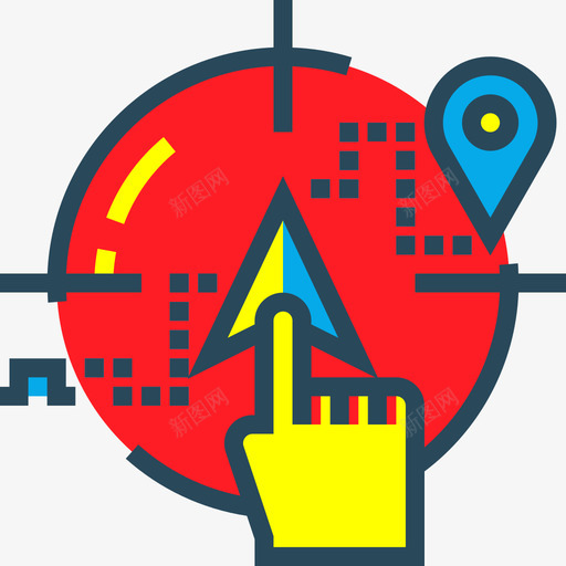Gps小工具填充图标线性颜色svg_新图网 https://ixintu.com Gps 小工具填充图标 线性颜色