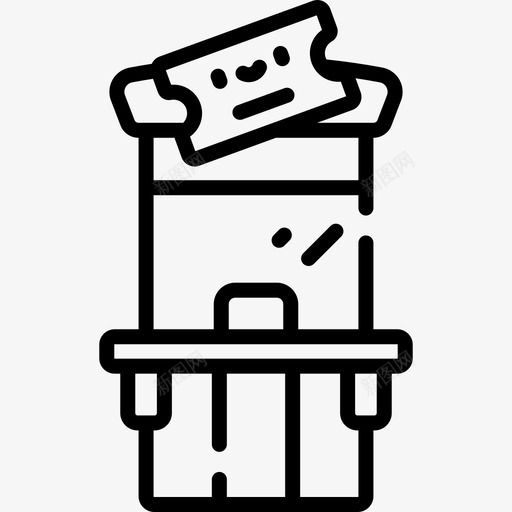 售票处游乐园10直线图标svg_新图网 https://ixintu.com 售票处 游乐园10 直线