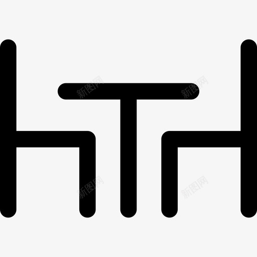 餐厅54号办公室直线型图标svg_新图网 https://ixintu.com 54号办公室 直线型 餐厅
