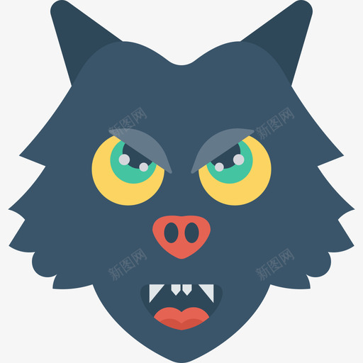 狼人僵尸其他人图标svg_新图网 https://ixintu.com 僵尸 其他人 狼人