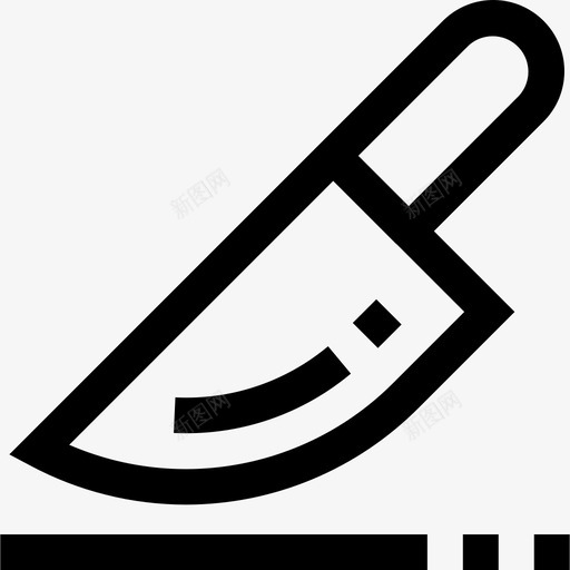 刀烹饪食品和饮料直形图标svg_新图网 https://ixintu.com 刀 烹饪食品和饮料 直形