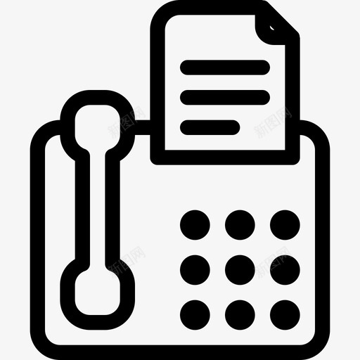 传真35号办公室直拨图标svg_新图网 https://ixintu.com 35号办公室 传真 直拨