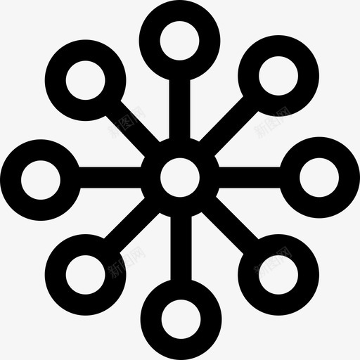 网络媒体9线性图标svg_新图网 https://ixintu.com 媒体9 线性 网络