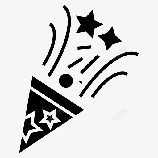 庆祝聚会生日黑暗图标svg_新图网 https://ixintu.com 庆祝 生日黑暗 聚会