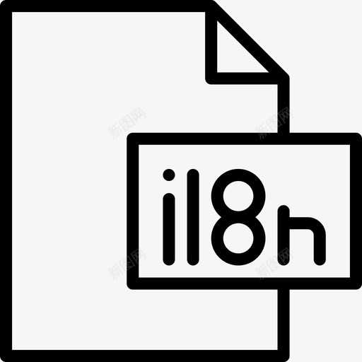 Il8h发育22线性图标svg_新图网 https://ixintu.com Il8h 发育22 线性