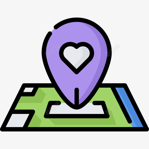 婚礼地点79号婚礼线性颜色图标svg_新图网 https://ixintu.com 79号婚礼 婚礼地点 线性颜色
