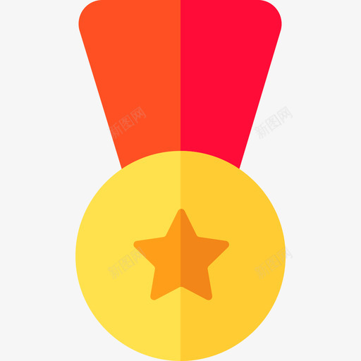 奖牌运动52持平图标svg_新图网 https://ixintu.com 奖牌 持平 运动52