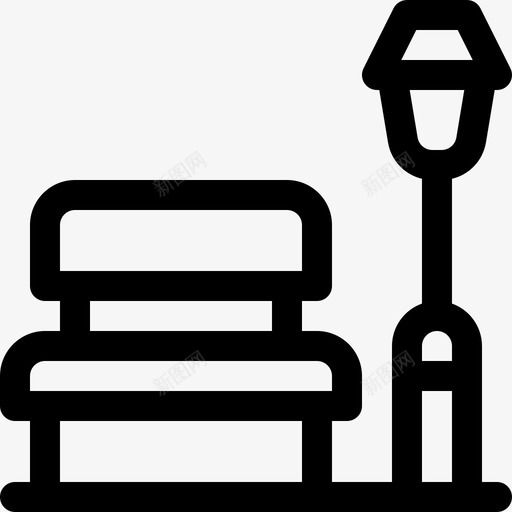长凳操场16直线图标svg_新图网 https://ixintu.com 操场16 直线 长凳
