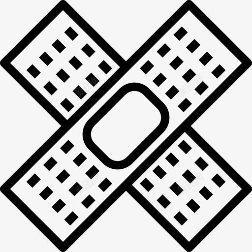 石膏医疗保健12线性图标svg_新图网 https://ixintu.com 医疗保健12 石膏 线性