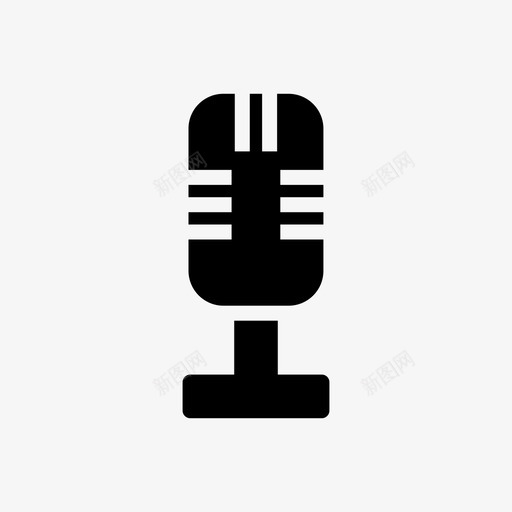 语音代理图标艺术家娱乐svg_新图网 https://ixintu.com 娱乐 娱乐图标字形样式 艺术家 语音代理图标