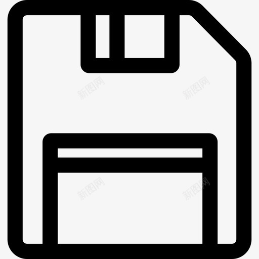 软盘思维26线性图标svg_新图网 https://ixintu.com 线性 设计思维26 软盘
