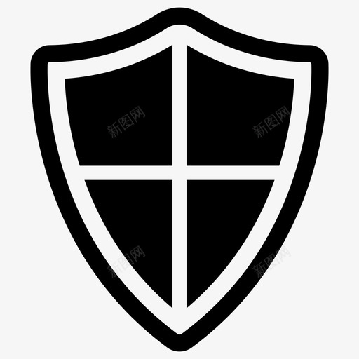 屏蔽防病毒防护图标svg_新图网 https://ixintu.com 安保 安全 客户和技术支持 屏蔽 防护 防病毒