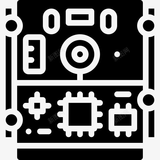 硬盘pc组件填充图标svg_新图网 https://ixintu.com pc组件 填充 硬盘
