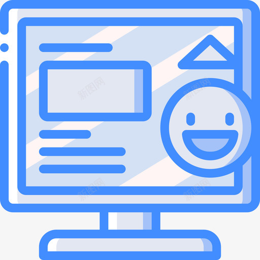 网站网络性能4蓝色图标svg_新图网 https://ixintu.com 网站 网络性能4 蓝色