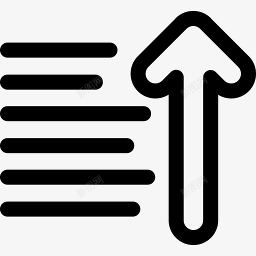 升序排序数据库7线性图标svg_新图网 https://ixintu.com 升序排序 数据库7 线性