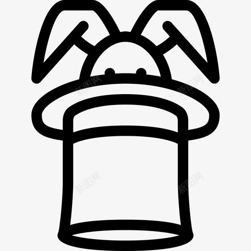 兔子马戏团35直系图标svg_新图网 https://ixintu.com 兔子 直系 马戏团35