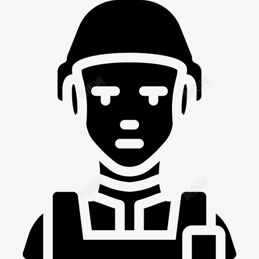 士兵职业7已满图标svg_新图网 https://ixintu.com 士兵 已满 职业7