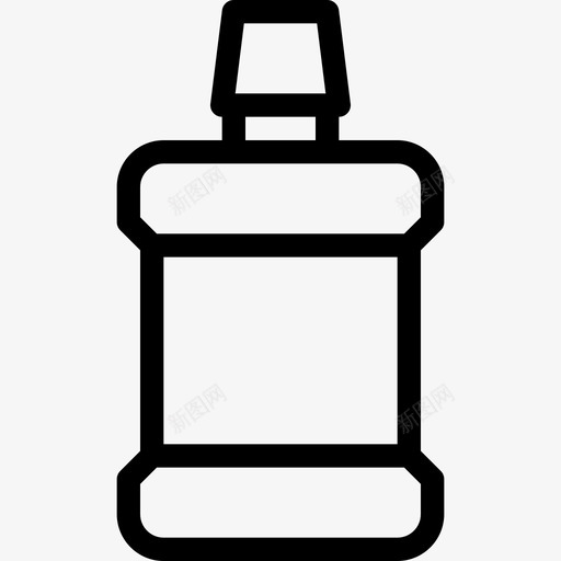 漱口水卫生3线性图标svg_新图网 https://ixintu.com 卫生3 漱口水 线性