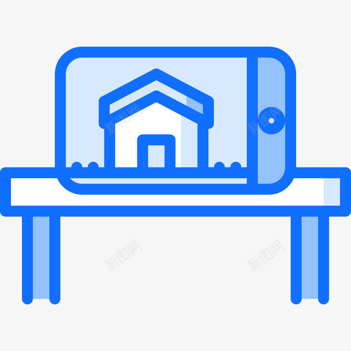 增强现实未来3蓝色图标svg_新图网 https://ixintu.com 增强现实 未来3 蓝色