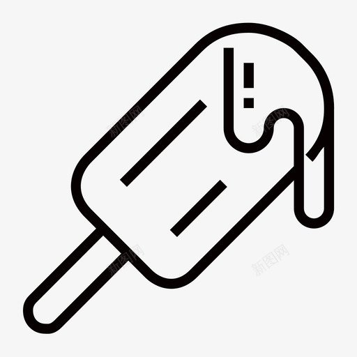 薯条svg_新图网 https://ixintu.com 薯条 线性 简约