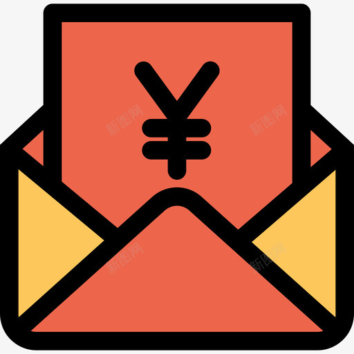 发票业务212线颜色图标svg_新图网 https://ixintu.com 业务212 发票 线颜色