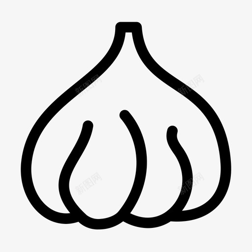 大蒜丁香欧芹图标svg_新图网 https://ixintu.com 丁香 大蒜 欧芹 蔬菜 香料
