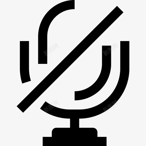 麦克风音乐和声音3线性图标svg_新图网 https://ixintu.com 线性 音乐和声音3 麦克风
