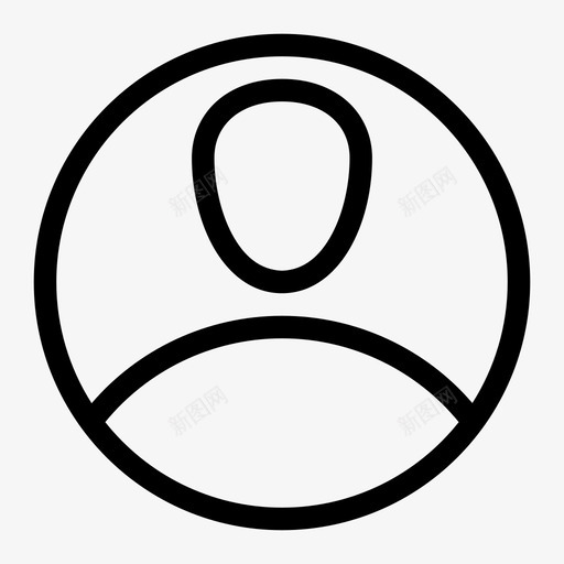 循环用户头像界面肖像图标svg_新图网 https://ixintu.com 头像 循环用户 界面肖像