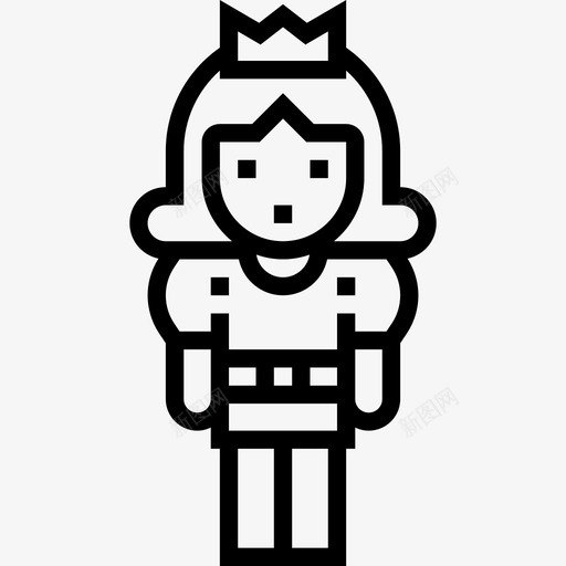 公主幻想角色4直系图标svg_新图网 https://ixintu.com 公主 幻想角色4 直系
