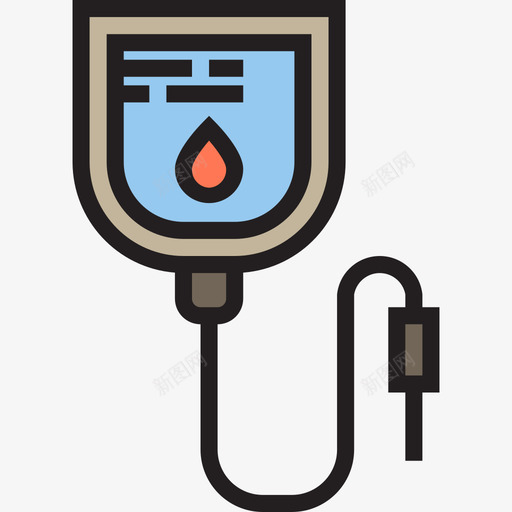 输血保健9线颜色图标svg_新图网 https://ixintu.com 保健9 线颜色 输血