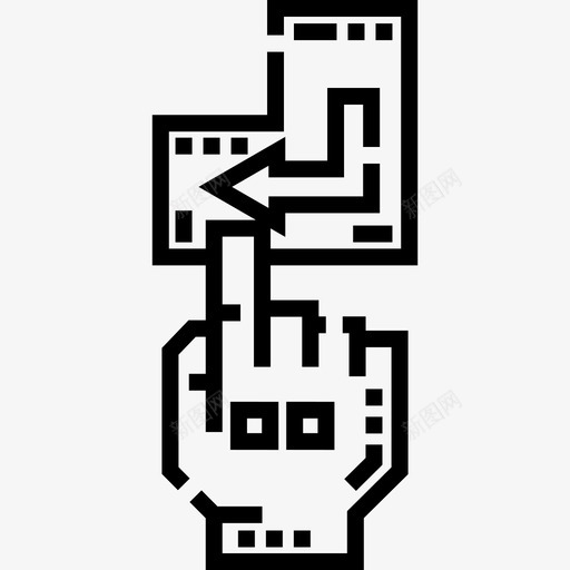 进入思维20直线图标svg_新图网 https://ixintu.com 直线 设计思维20 进入