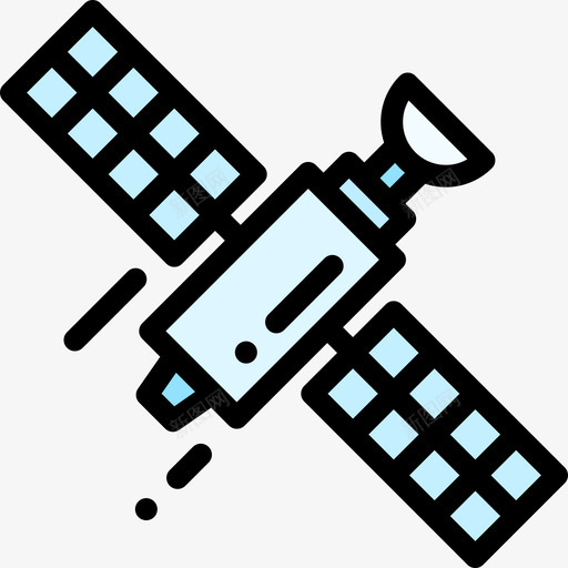 卫星媒体技术4线性彩色图标svg_新图网 https://ixintu.com 卫星 媒体技术4 线性彩色