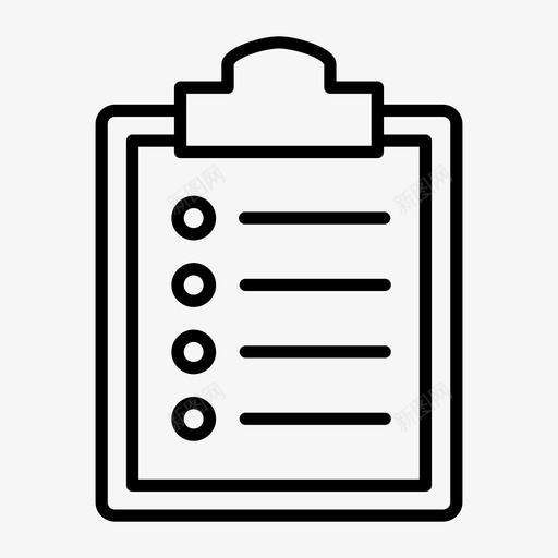 任务板剪辑剪贴板图标svg_新图网 https://ixintu.com 任务板 剪贴板 剪辑
