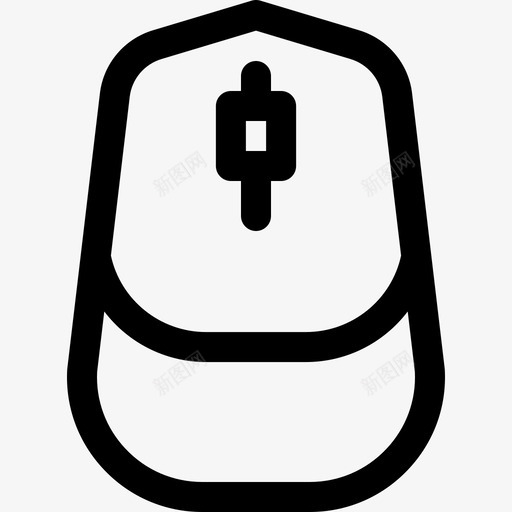 鼠标计算机部件4线性图标svg_新图网 https://ixintu.com 线性 计算机部件4 鼠标