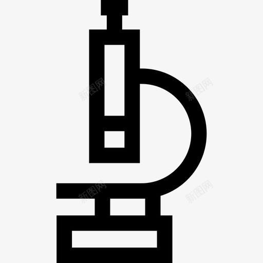 显微镜科幻小说8线性图标svg_新图网 https://ixintu.com 显微镜 科幻小说8 线性