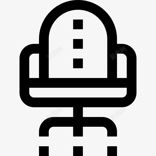 椅子室内和家具直线型图标svg_新图网 https://ixintu.com 室内和家具 椅子 直线型