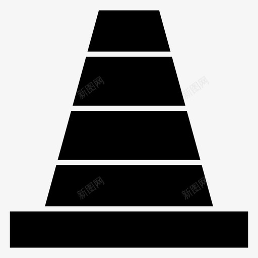 交通锥塔架建筑黑暗图标svg_新图网 https://ixintu.com 交通锥 塔架 建筑黑暗