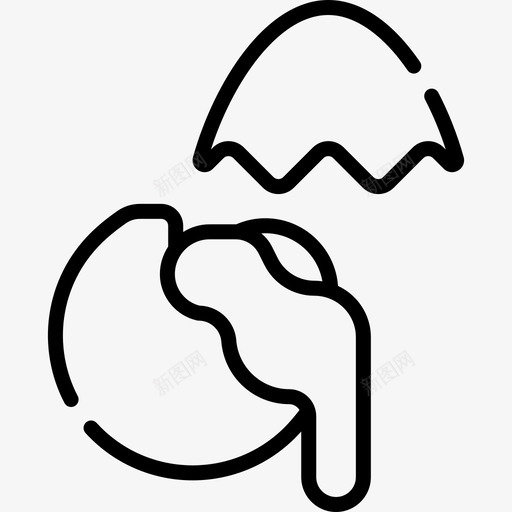 鸡蛋厨房用具5个线性图标svg_新图网 https://ixintu.com 厨房用具5个 线性 鸡蛋