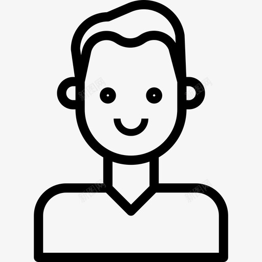 男人用户化身4直系图标svg_新图网 https://ixintu.com 用户化身4 男人 直系