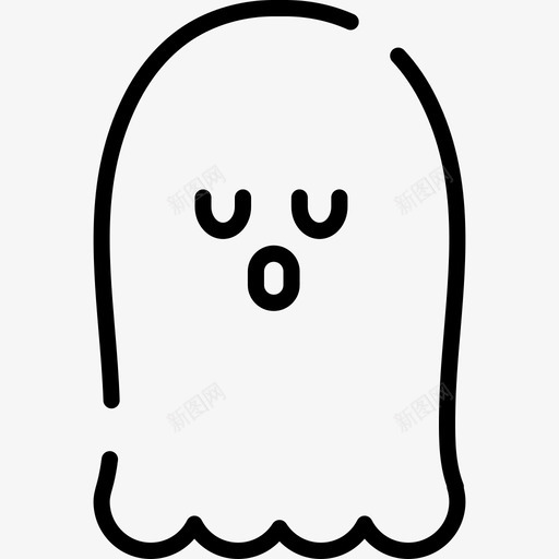 鬼魂万圣节42直系图标svg_新图网 https://ixintu.com 万圣节42 直系 鬼魂