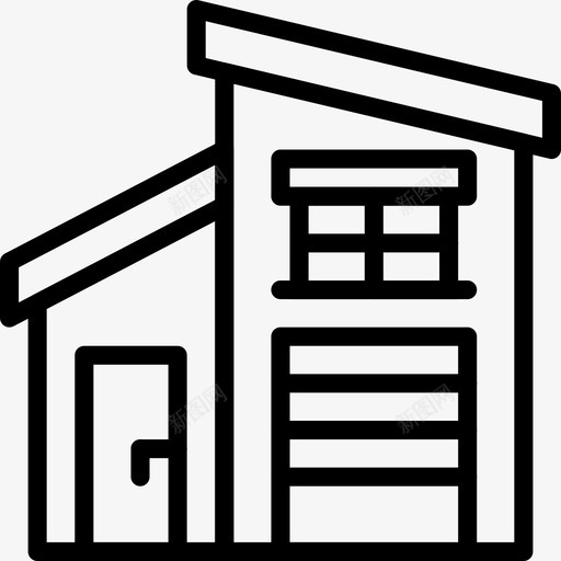 住宅38号楼直线型图标svg_新图网 https://ixintu.com 38号楼 住宅 直线型