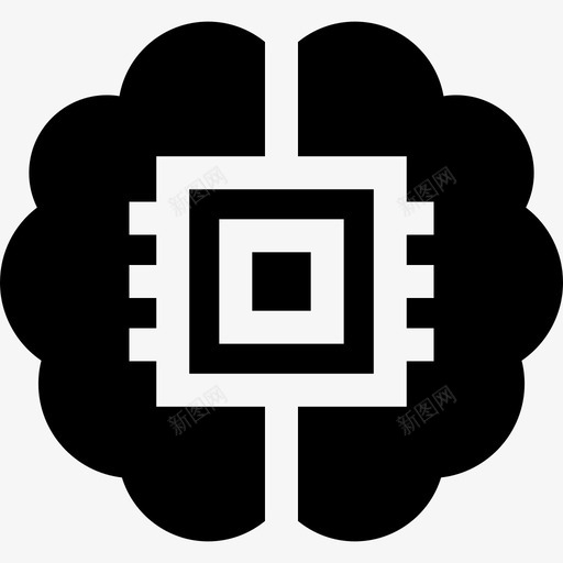 大脑科幻小说7装满了图标svg_新图网 https://ixintu.com 大脑 科幻小说7 装满了